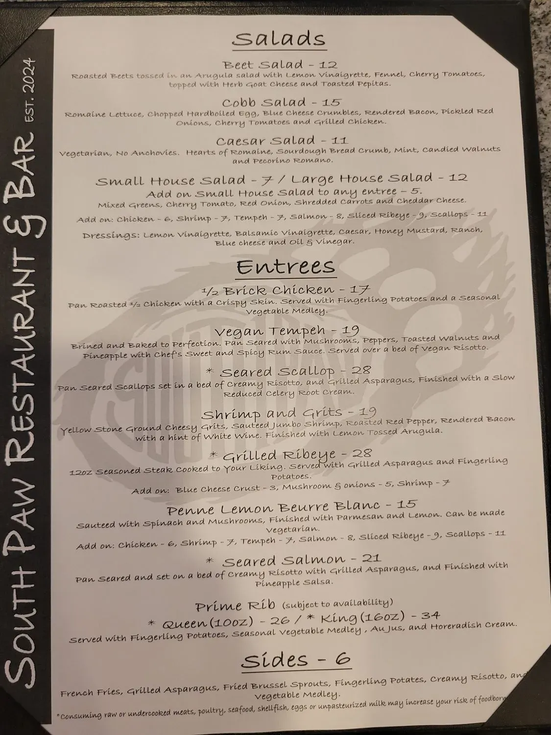 Menu 4