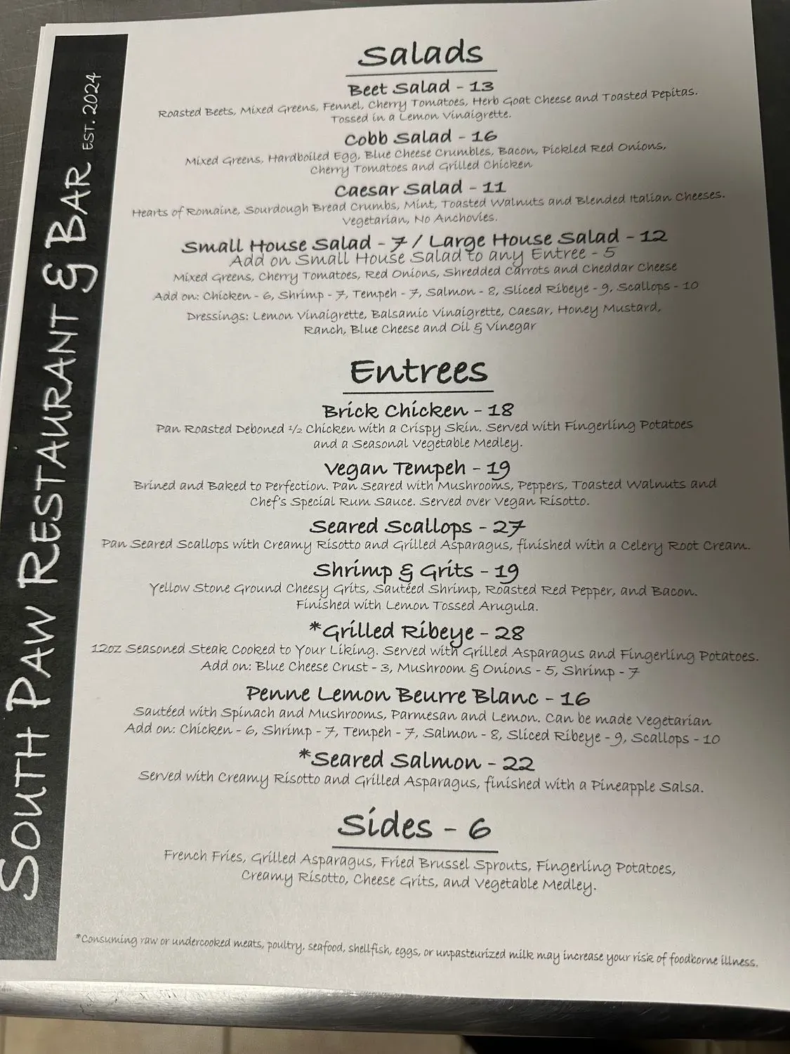 Menu 2