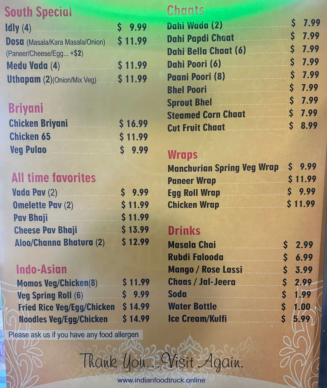 Menu 2