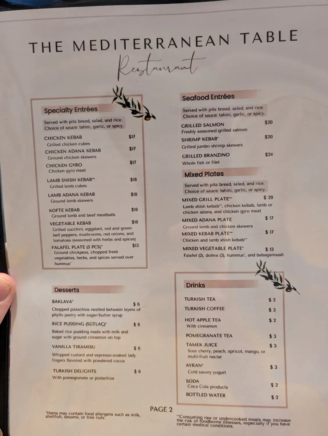 Menu 2