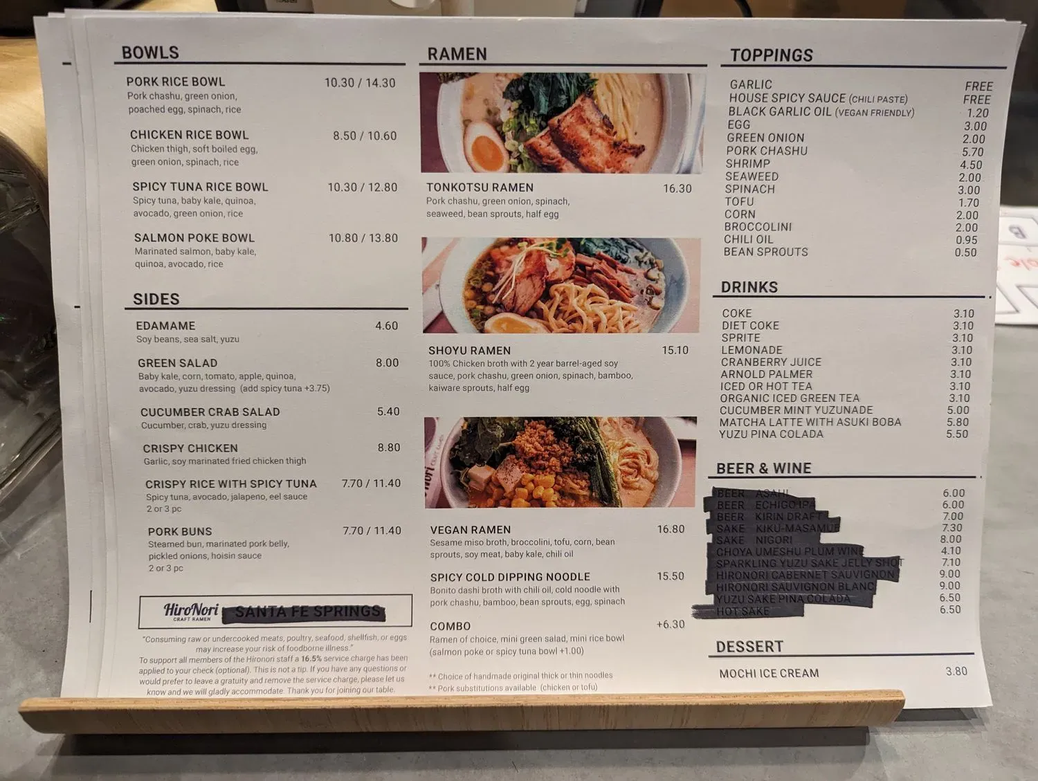 Menu 2