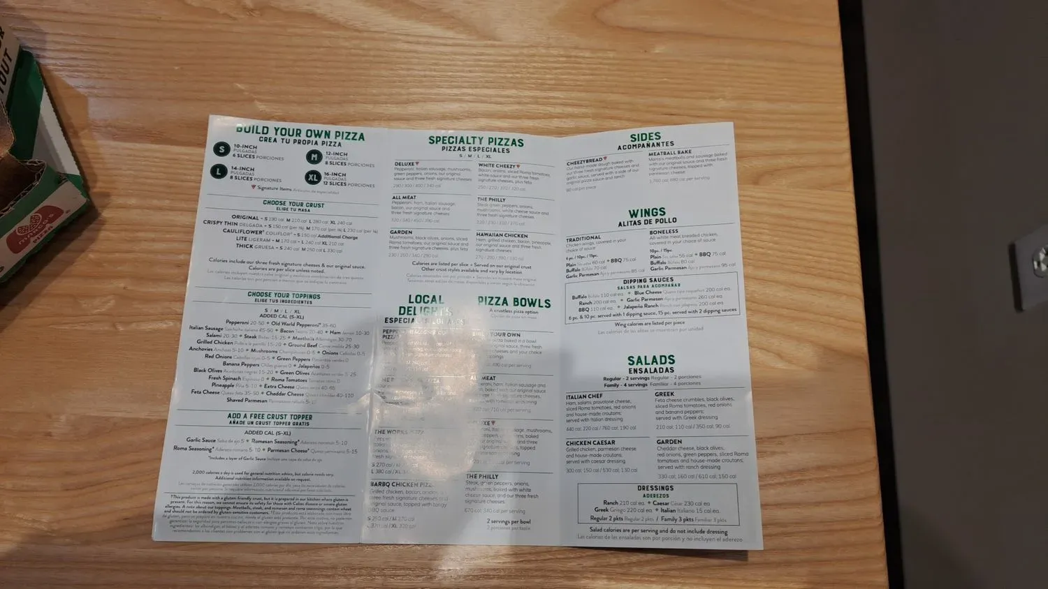 Menu 2