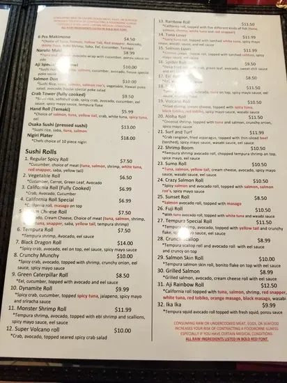 Menu 4