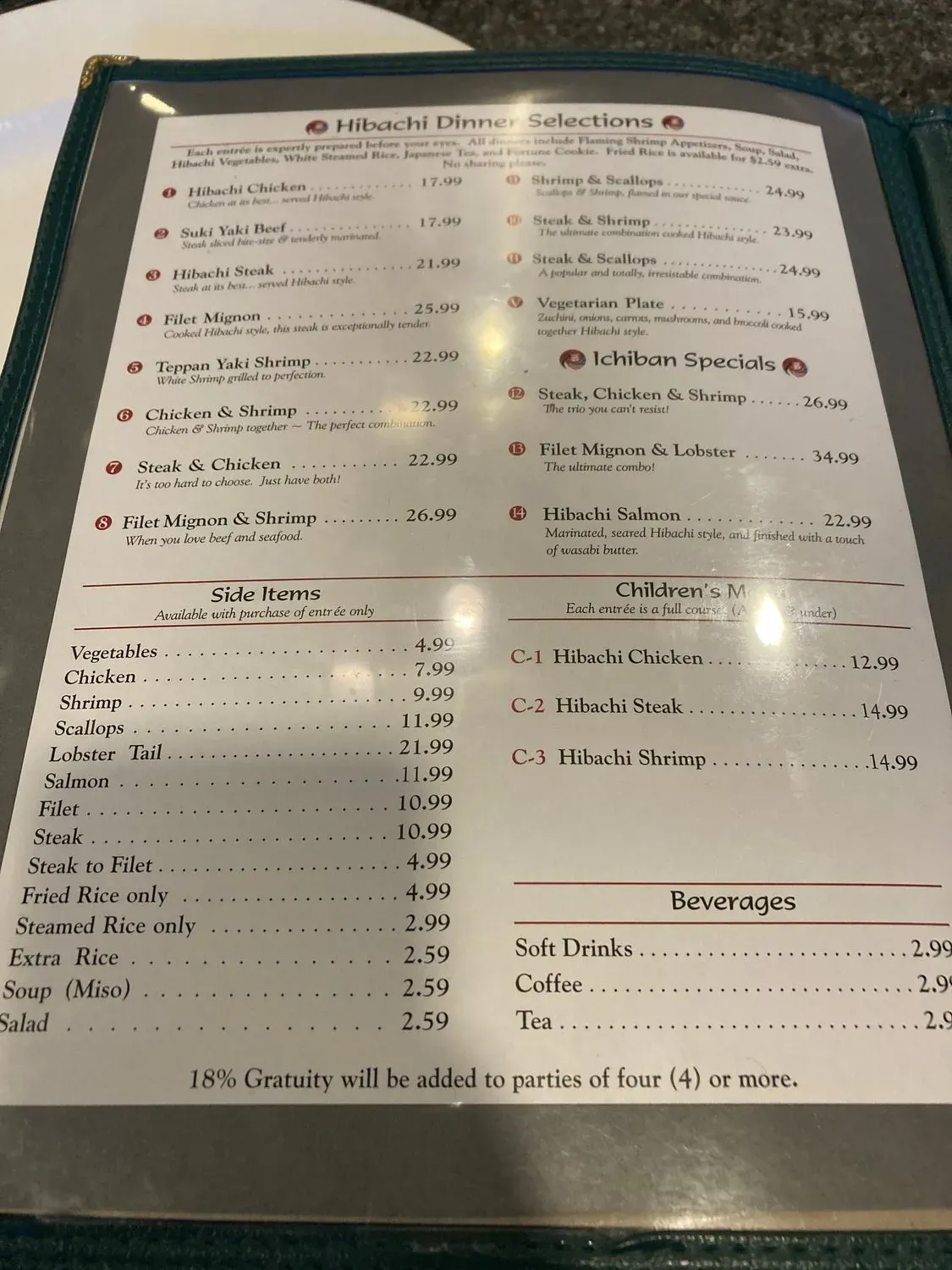 Menu 2