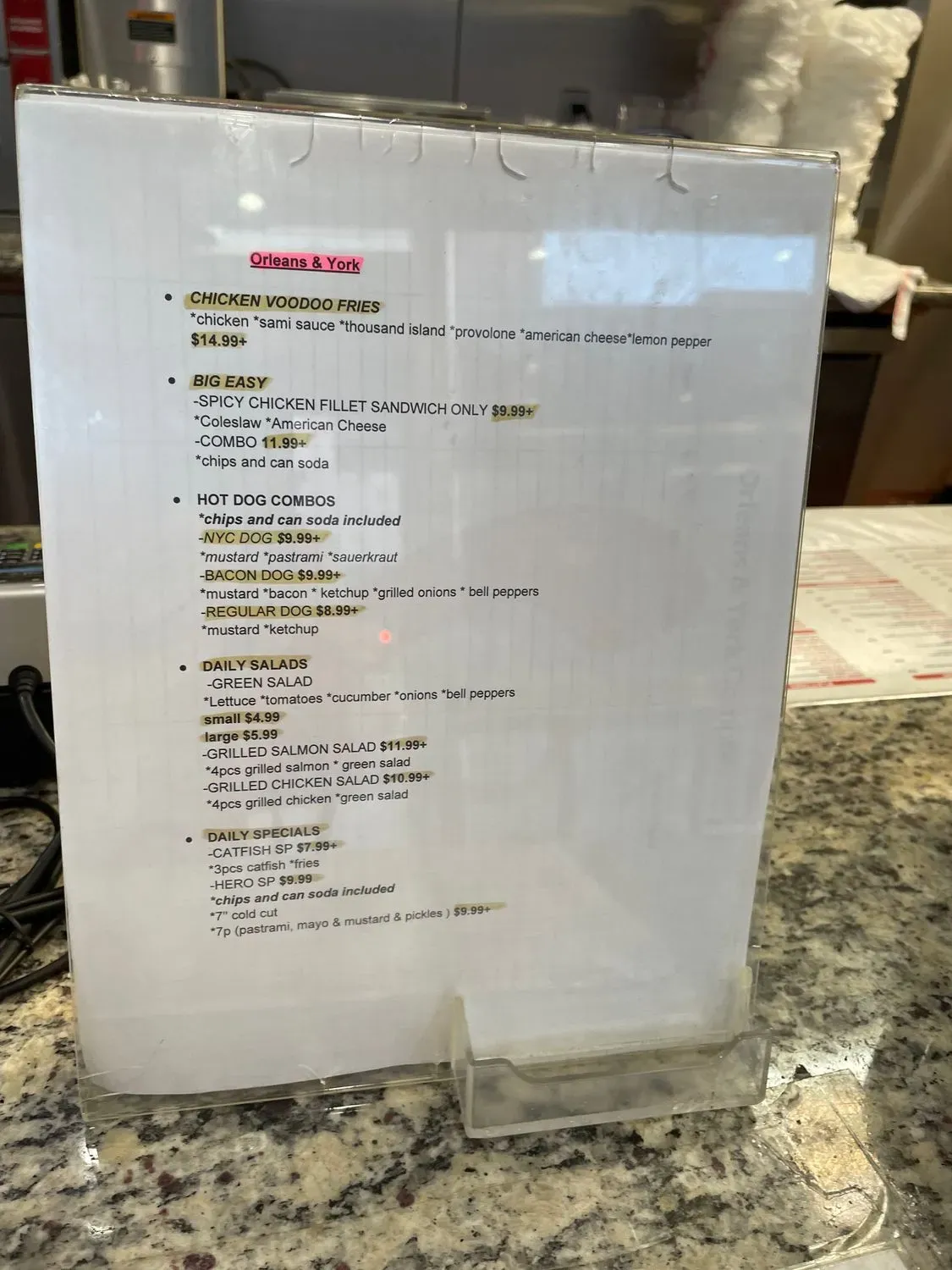 Menu 4