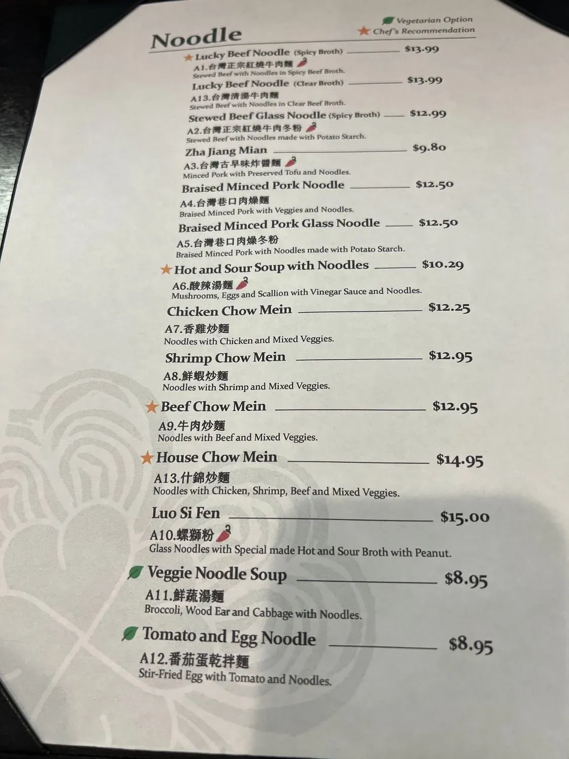 Menu 5