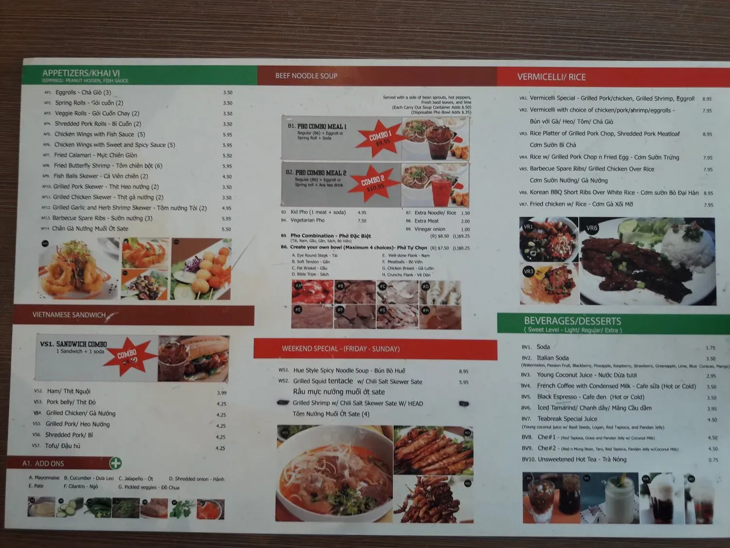 Menu 5