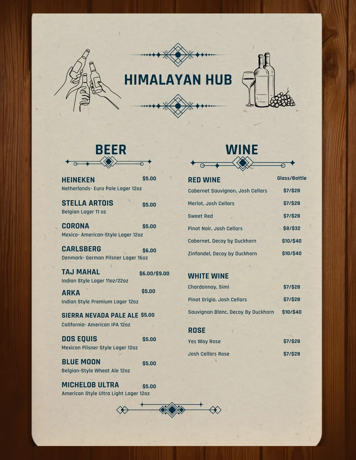 Himalayan Hub Indian Spice and MoMo House Menu - Updated November 2025