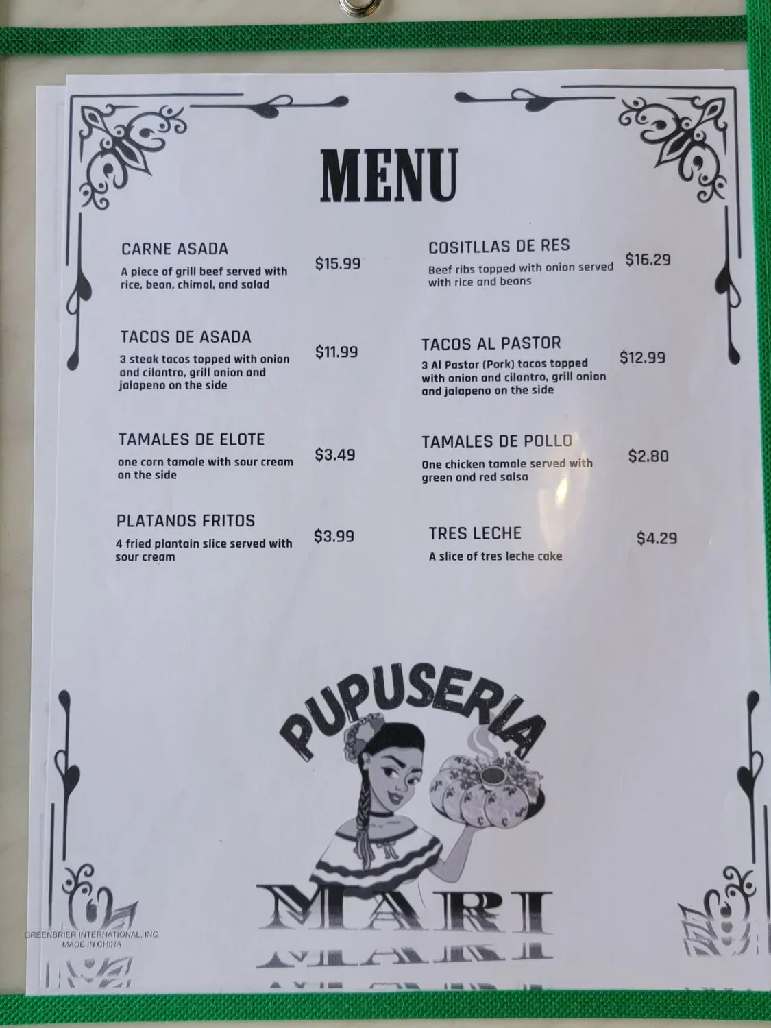 Menu 2