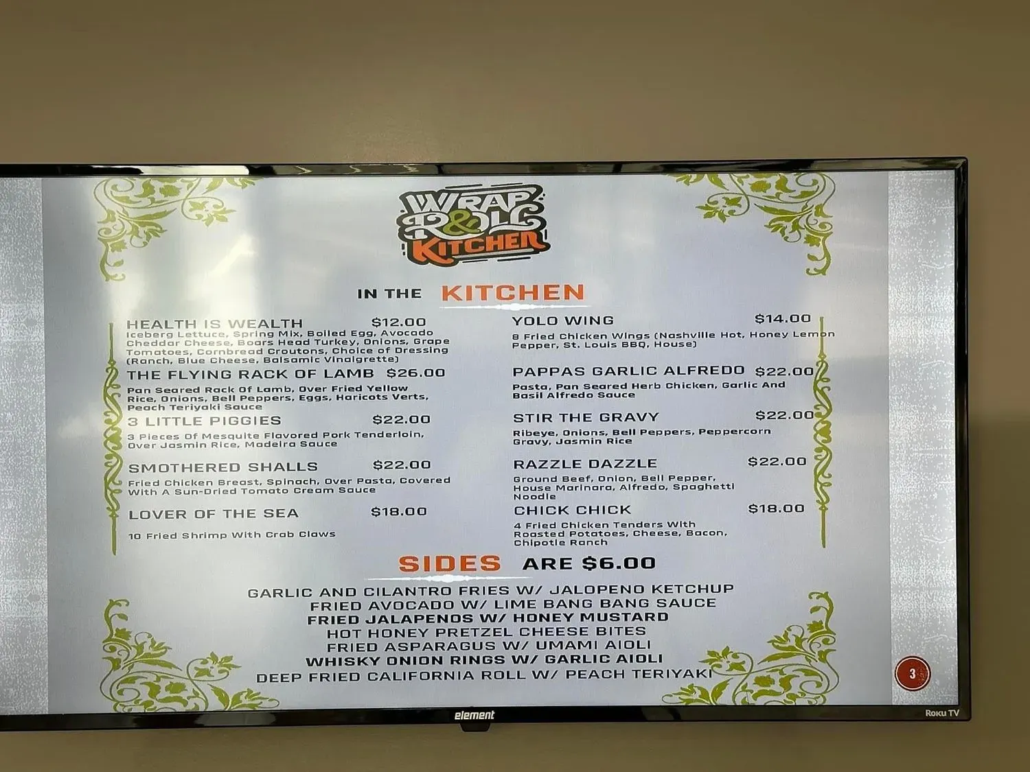 Menu 3