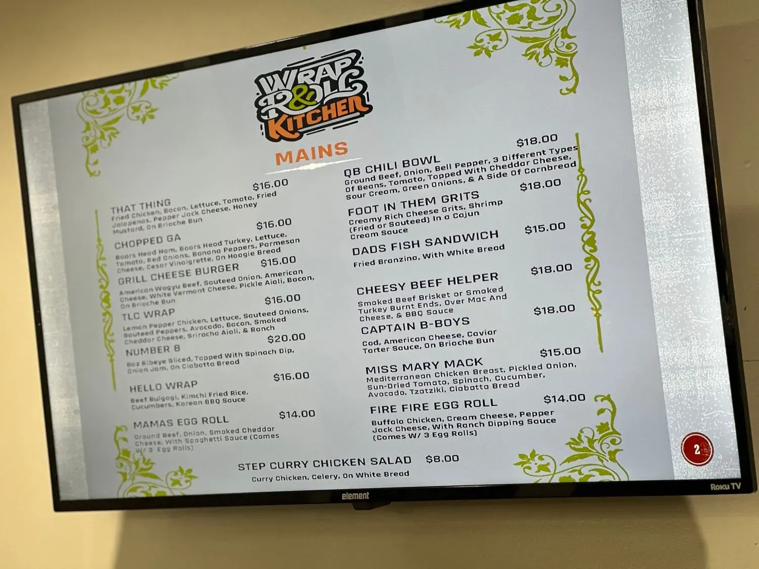 Menu 5