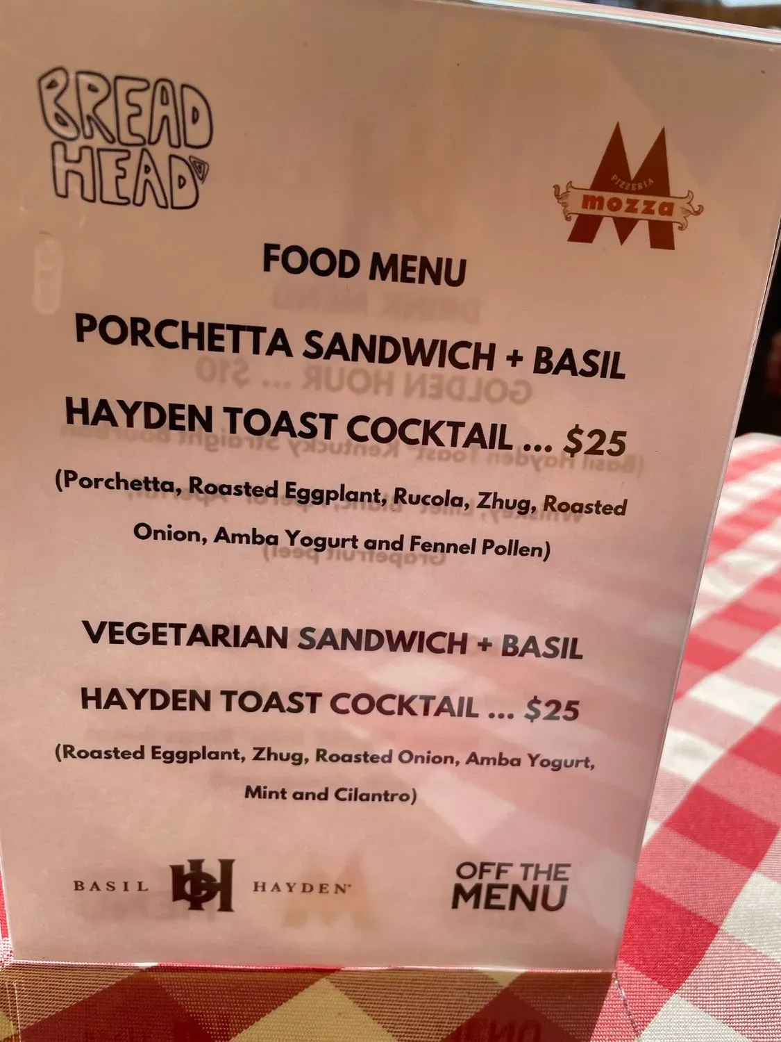 Menu 6