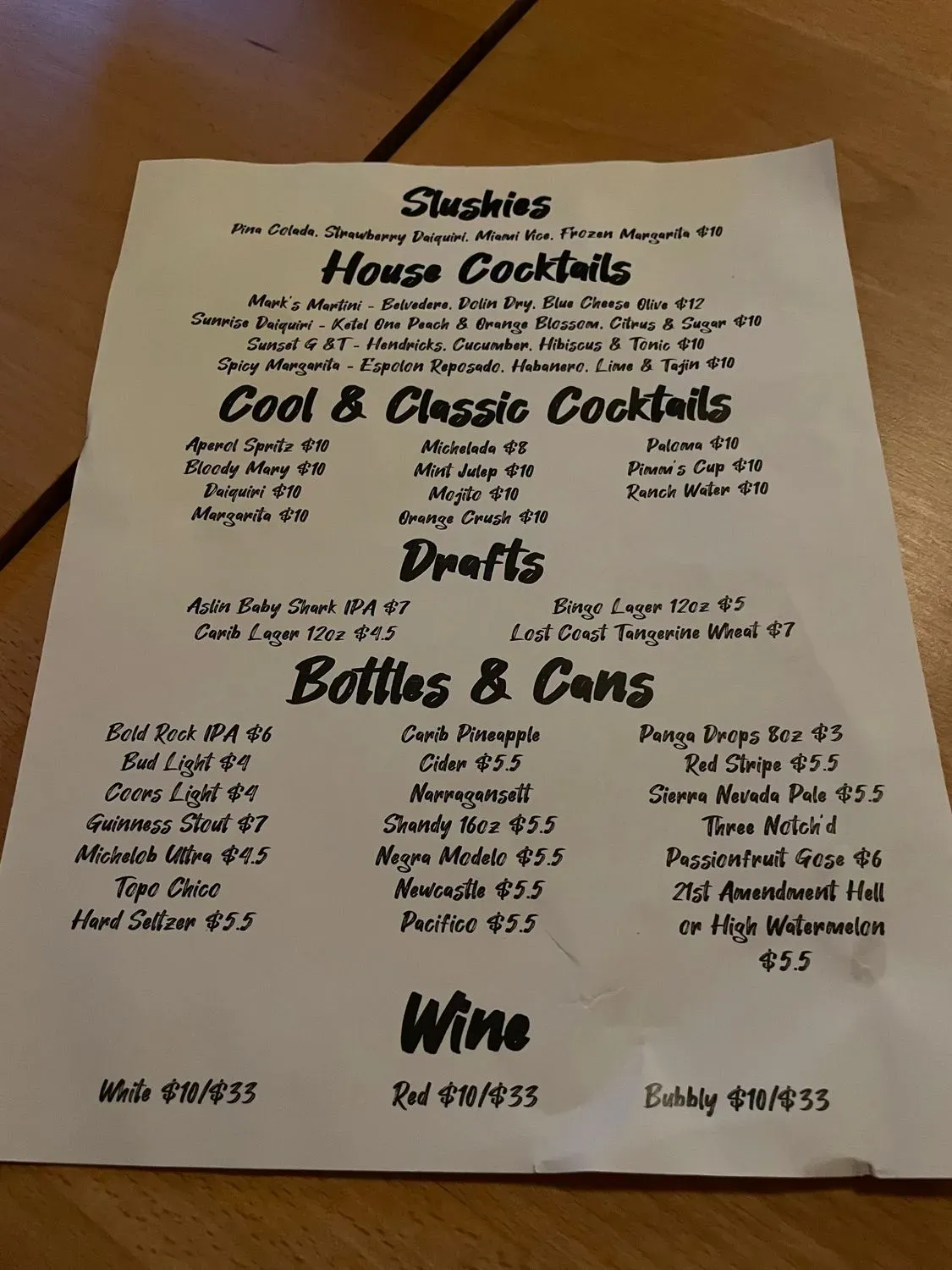 Menu 4