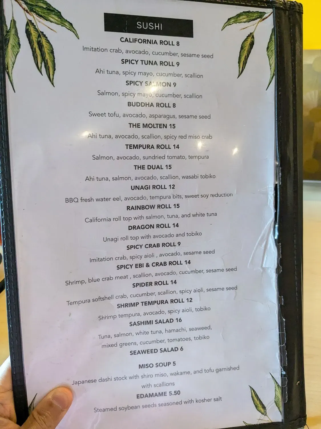 Menu 5