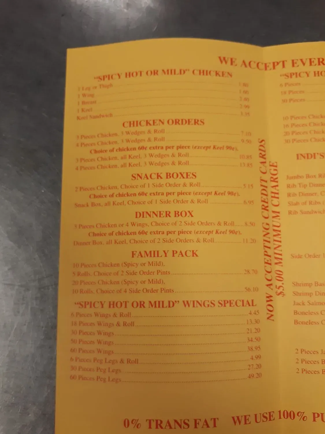 Menu 4