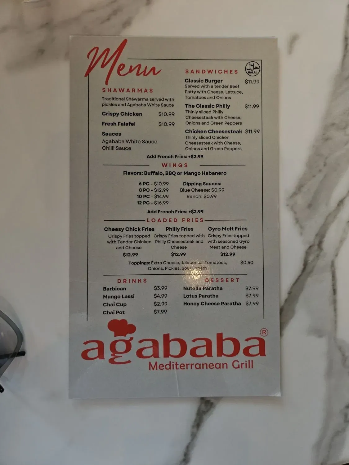 Menu 5