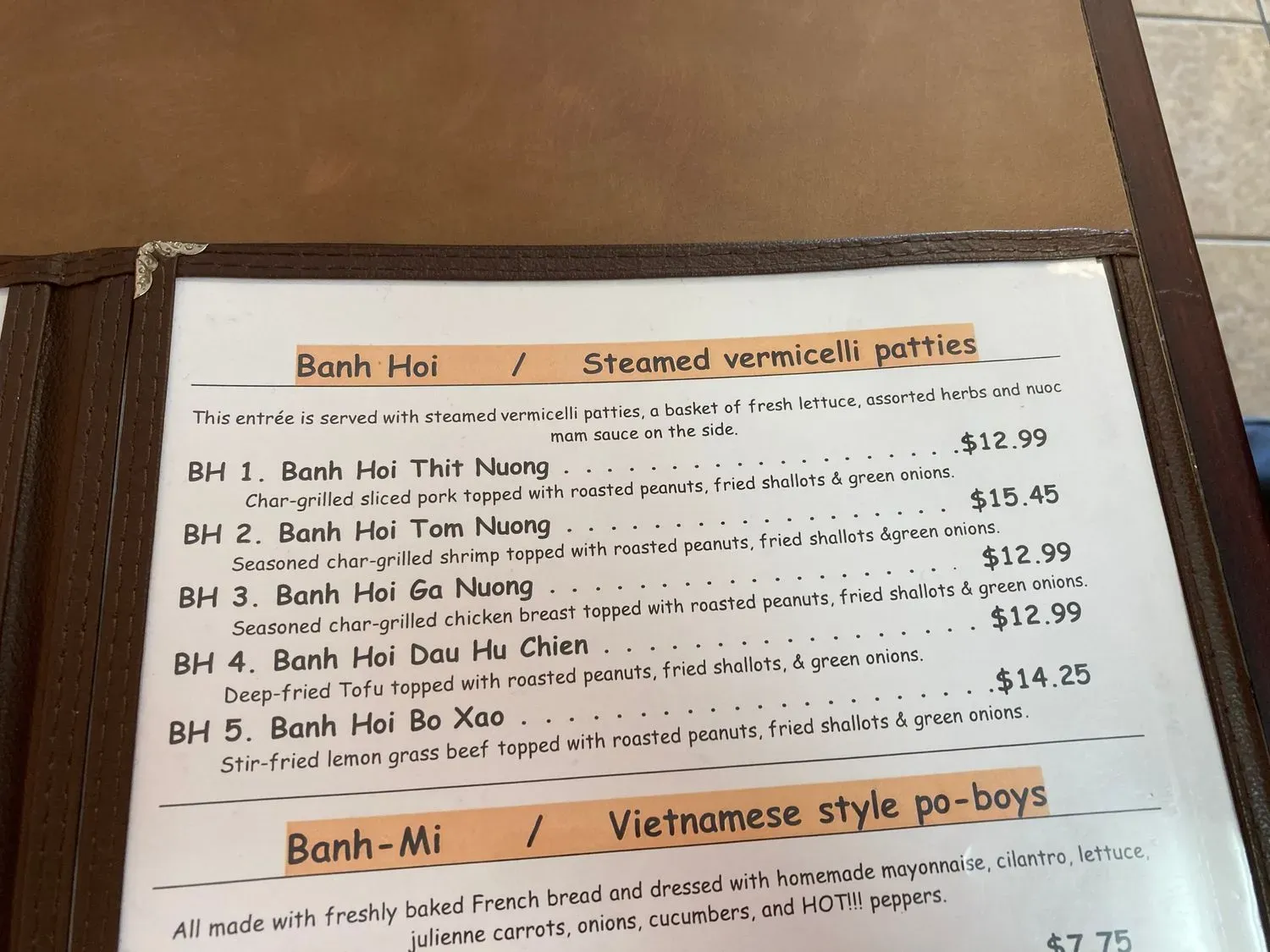 Menu 4