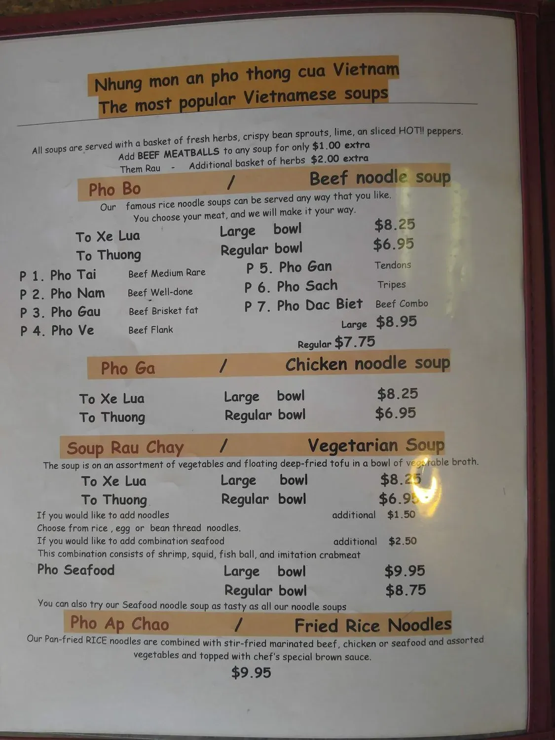 Menu 6