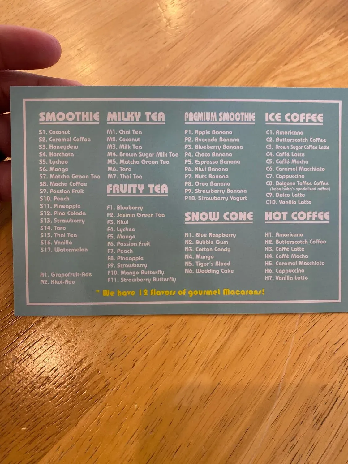 Menu 4