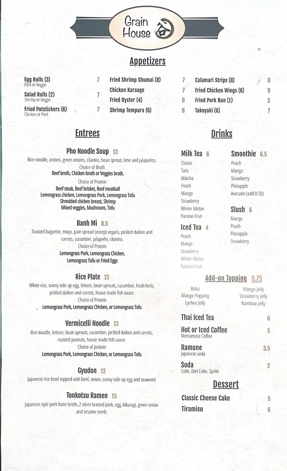 Menu 2