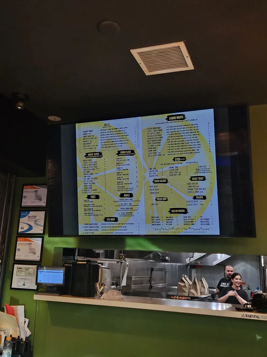 Lemón Zëst Menu - Updated November 2025