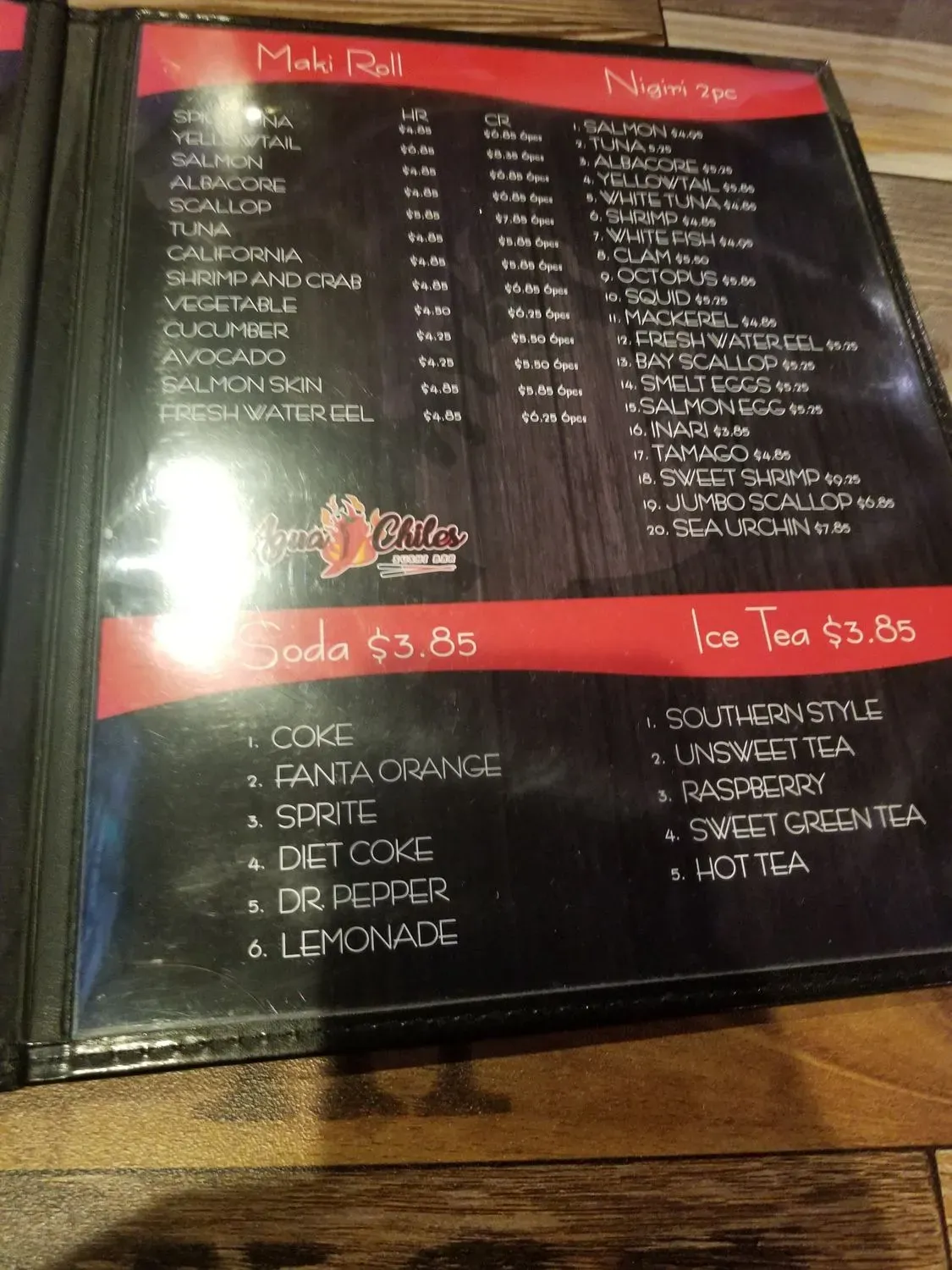 Menu 5