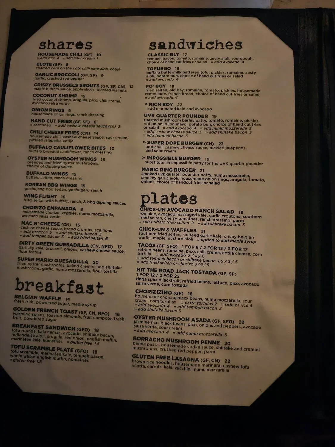 Menu 3