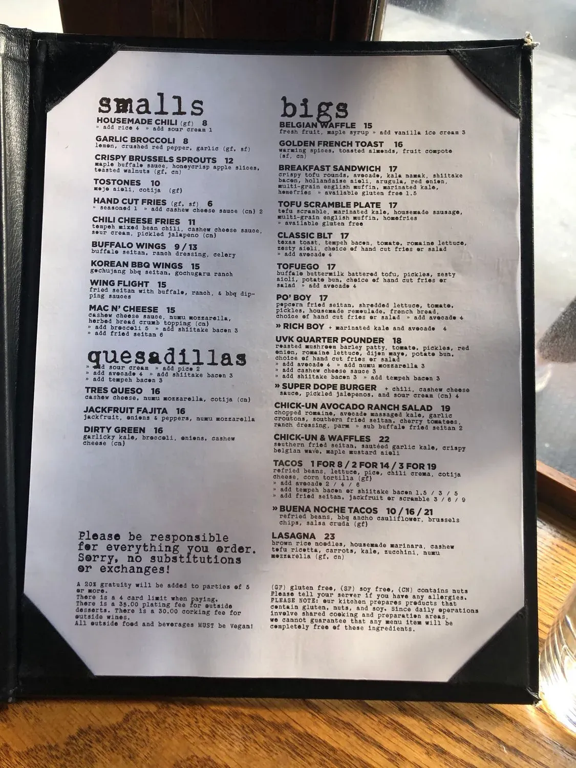 Menu 4