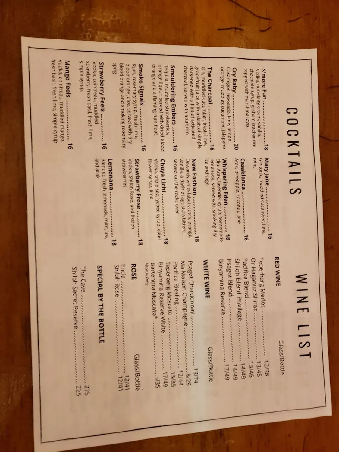 Menu 5