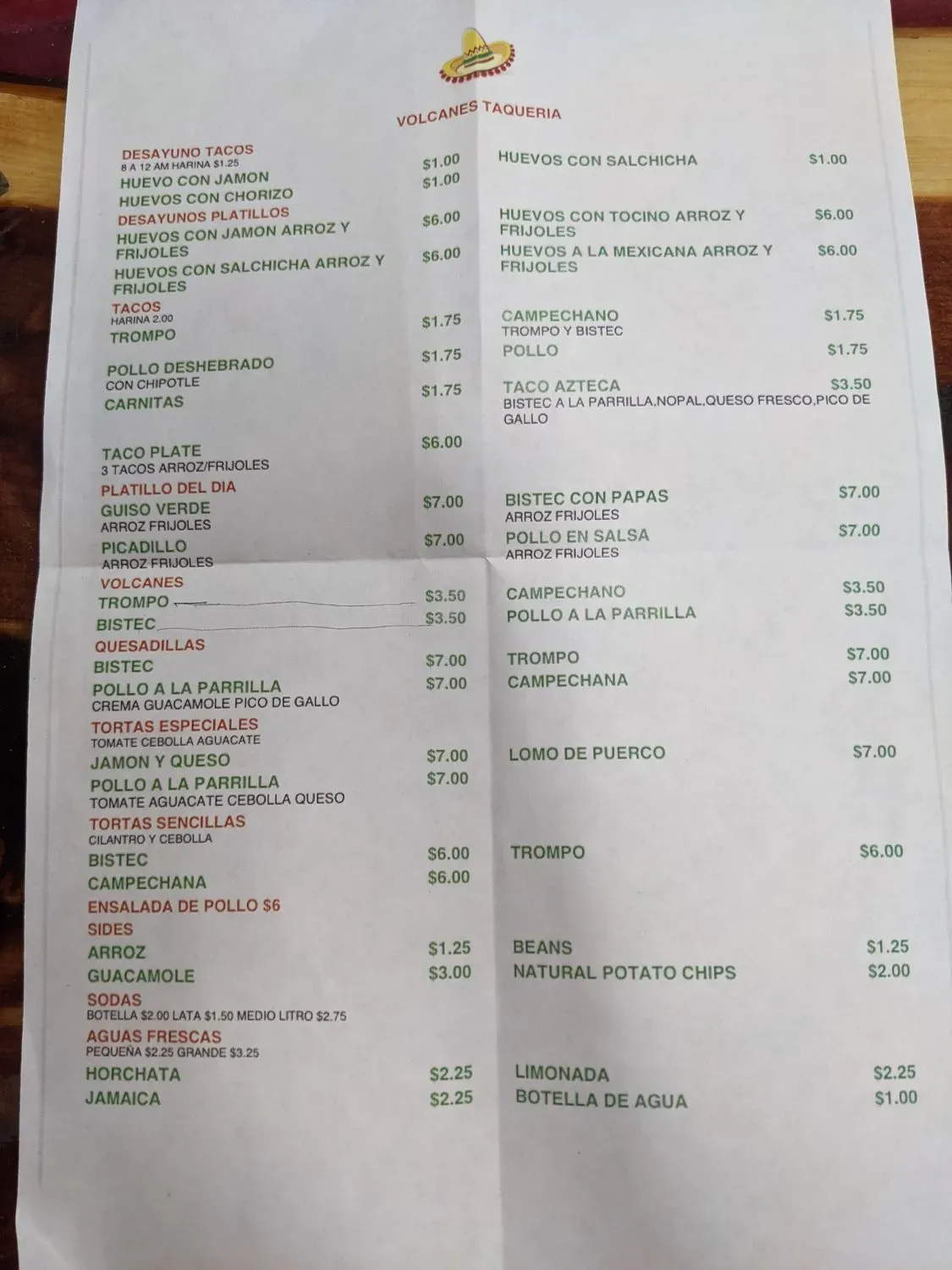 Menu 3