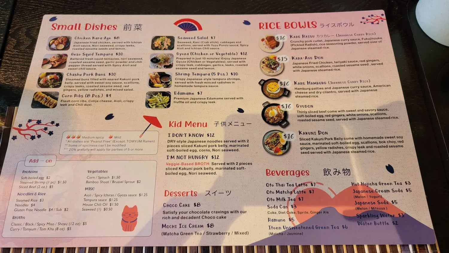 Menu 2