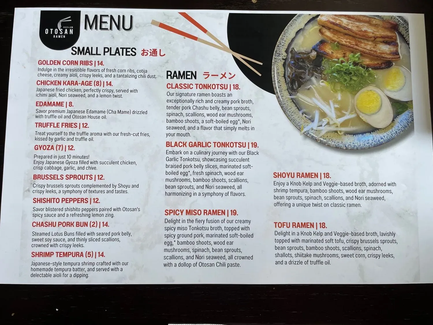 Menu 5