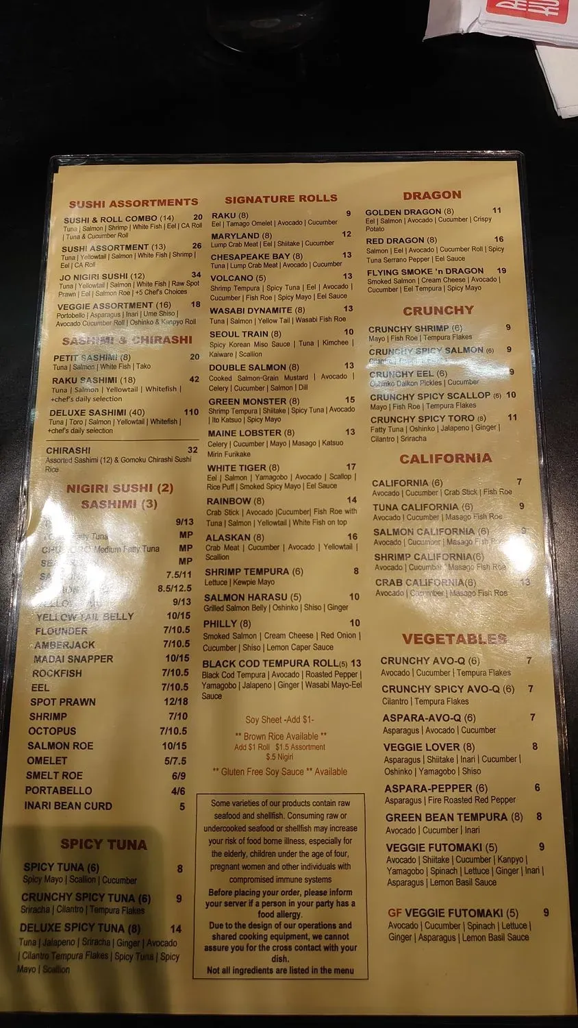 Menu 2