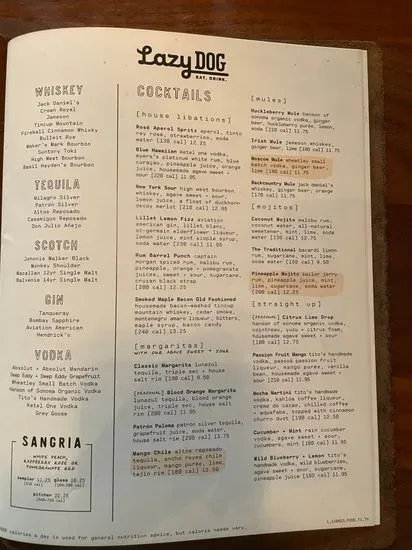 Menu 5