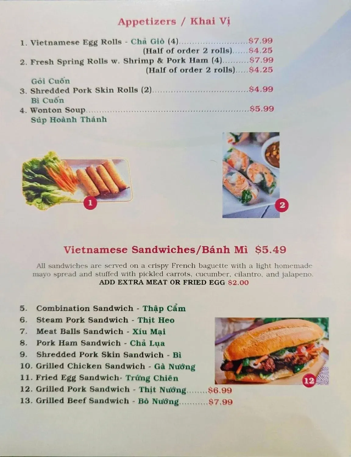 Menu 4