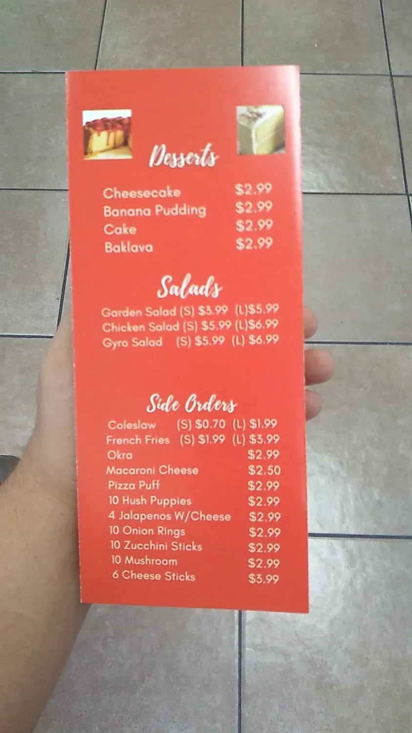 Menu 6