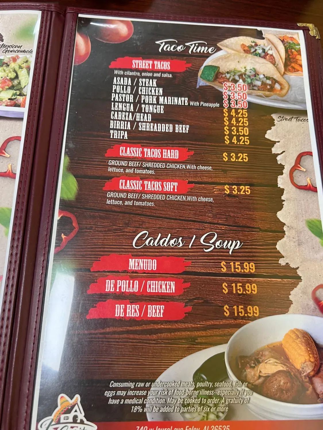 Menu 3