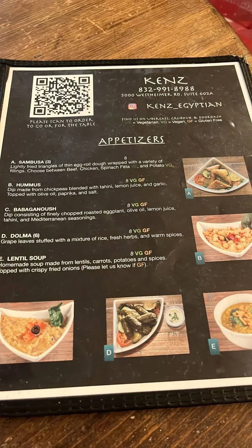 Menu 6