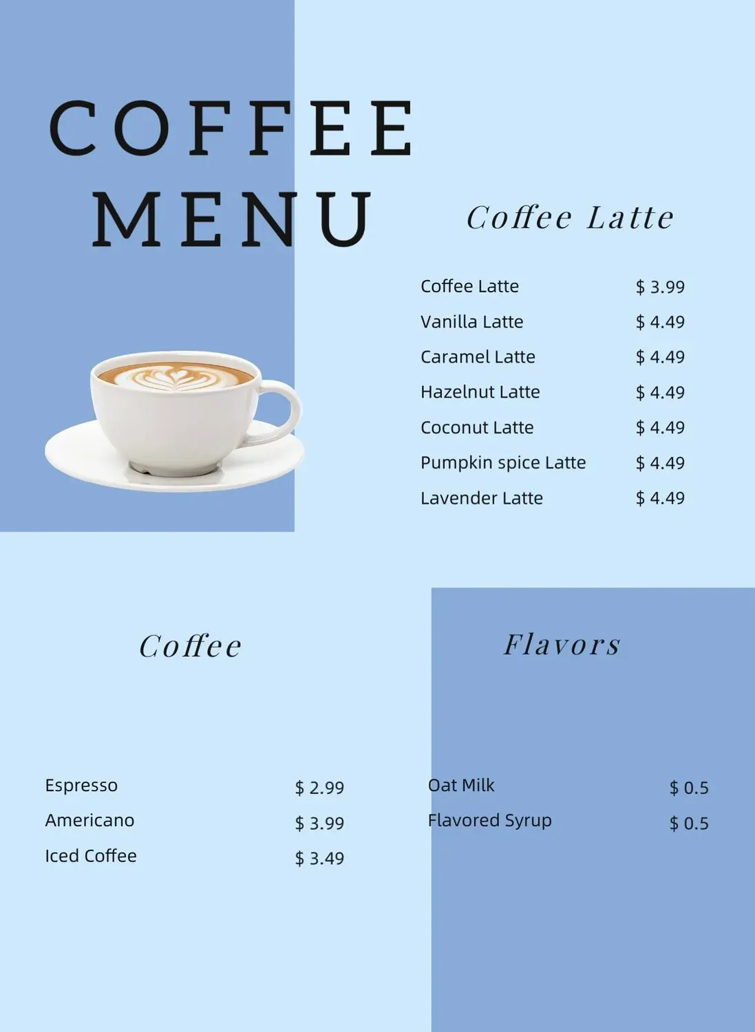 Menu 3