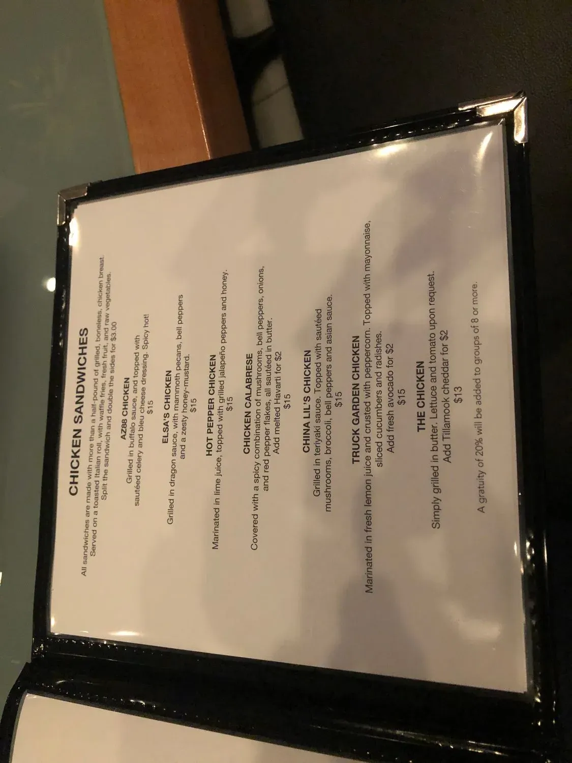 Menu 4