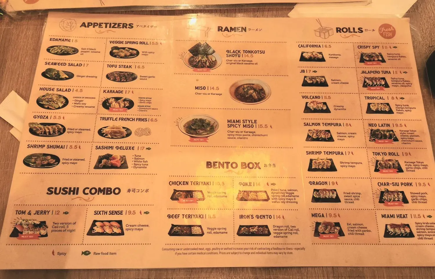 Menu 3