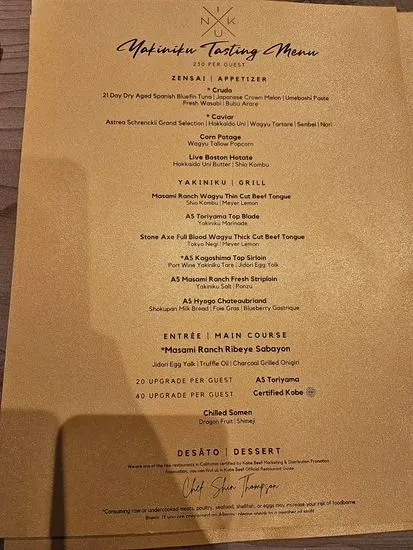 Menu 6