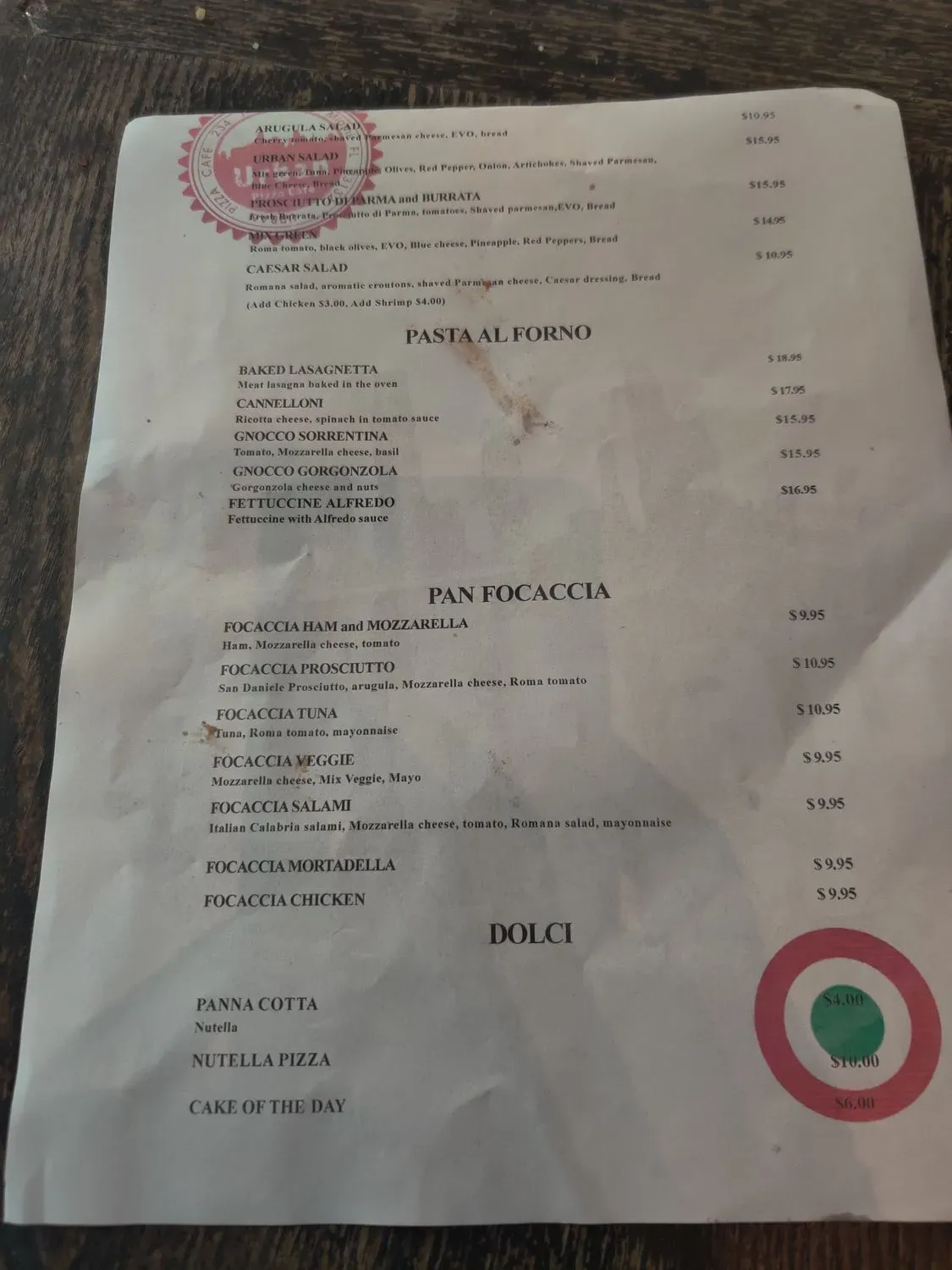 Menu 2