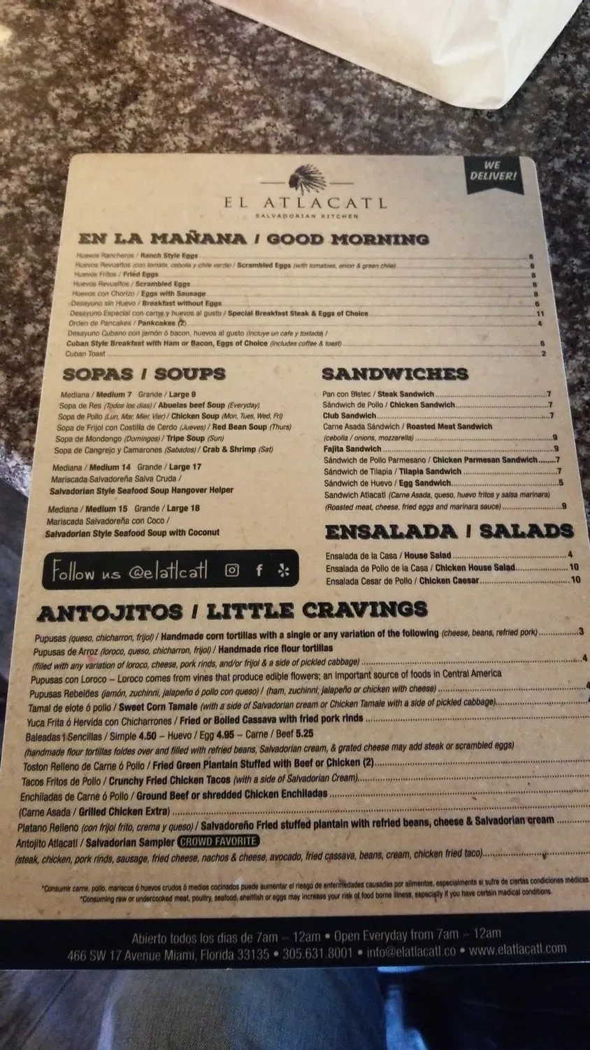 Menu 6