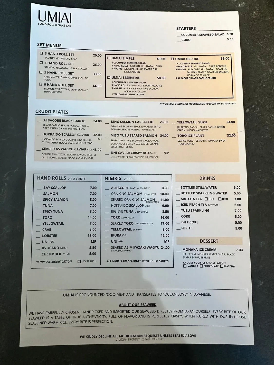 Menu 2