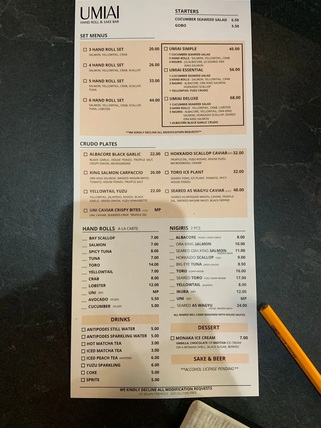 Menu 3