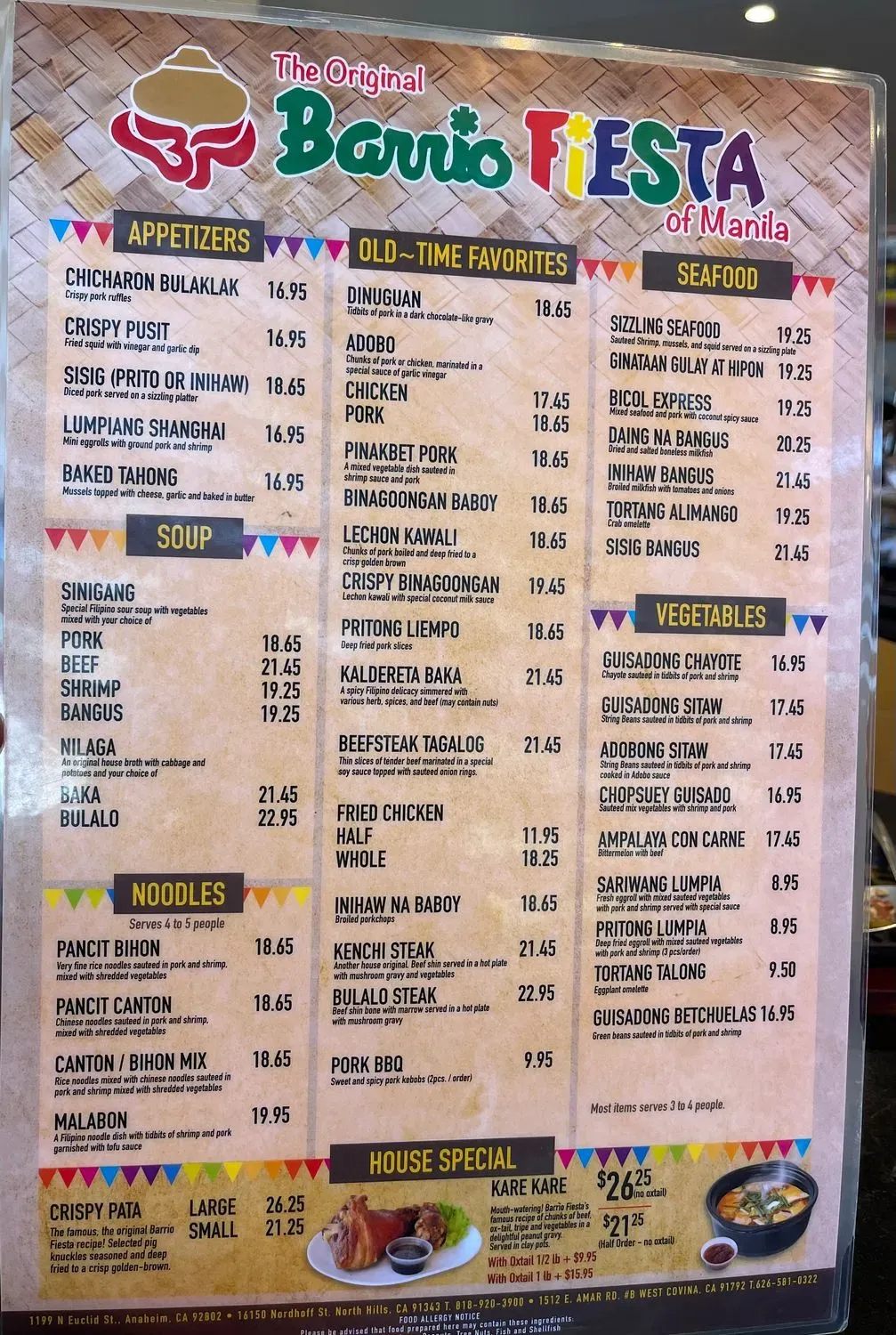 Menu 2