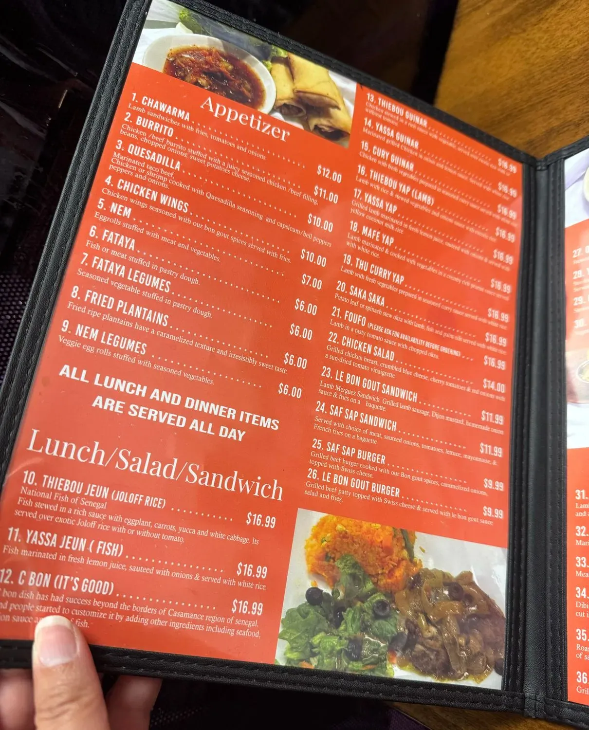 Menu 6