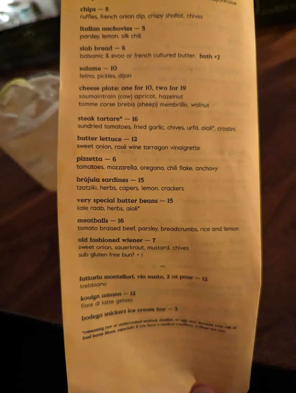 Menu 5