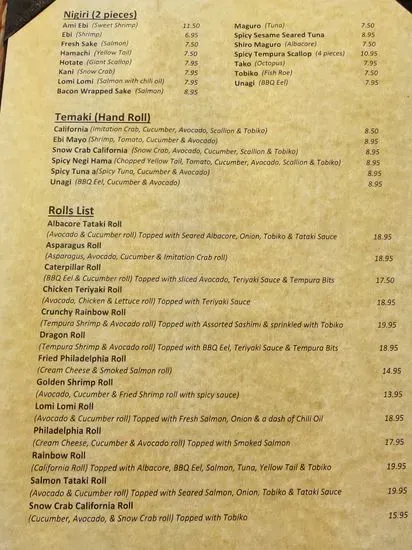 Menu 2